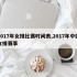 2017年女排比赛时间表,2017年中国女排赛事