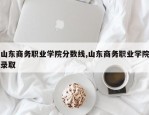 山东商务职业学院分数线,山东商务职业学院录取