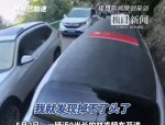 5月2日安徽宣城网红公路皖南川藏线 加长林肯因转弯难致山路拥堵数小时