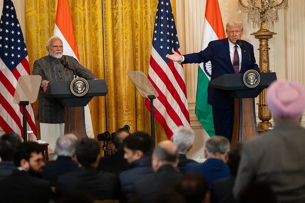 特朗普与莫迪 资料图