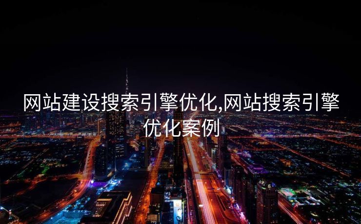 网站建设搜索引擎优化,网站搜索引擎优化案例