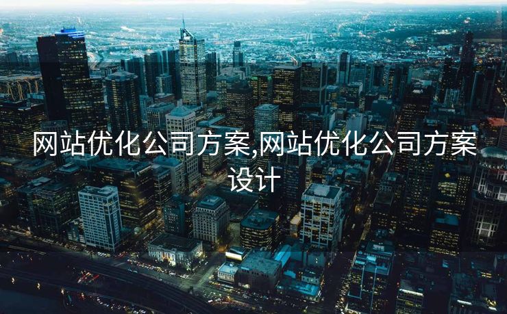 网站优化公司方案,网站优化公司方案设计