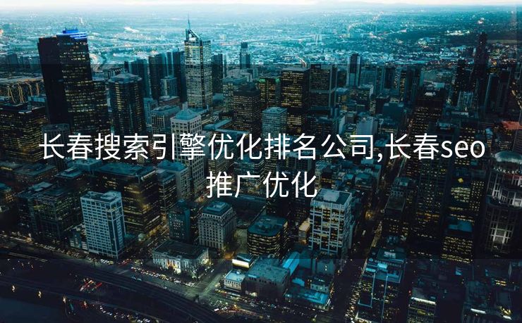 长春搜索引擎优化排名公司,长春seo推广优化
