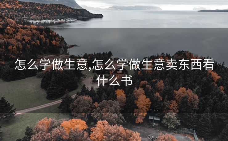 怎么学做生意,怎么学做生意卖东西看什么书