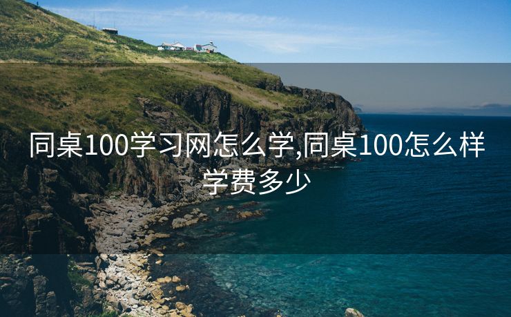 同桌100学习网怎么学,同桌100怎么样学费多少
