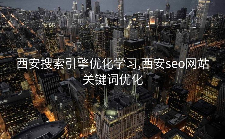 西安搜索引擎优化学习,西安seo网站关键词优化