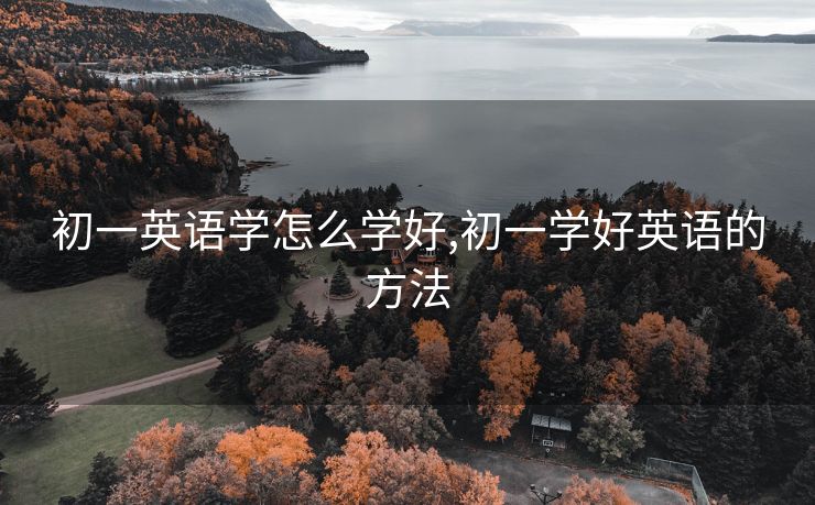初一英语学怎么学好,初一学好英语的方法